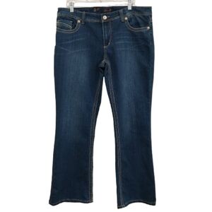 Seven7 Women's Jeans Size 16 Boot Cut Leg Embroidery Western Coastal Cowgirl